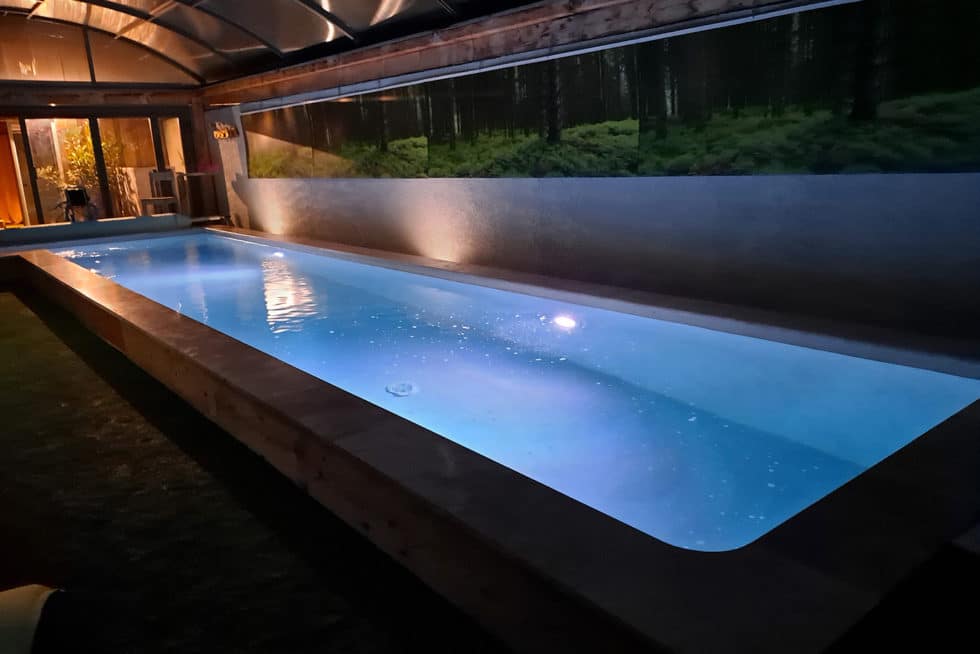 piscine du gite Le chalet, gite en Ariège