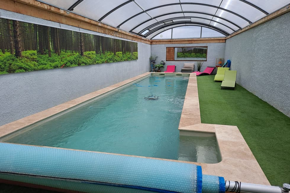 piscine du gite Le chalet, gite en Ariège
